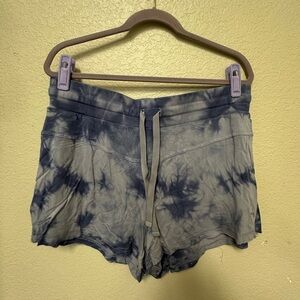 Purple Tie Dye Shorts